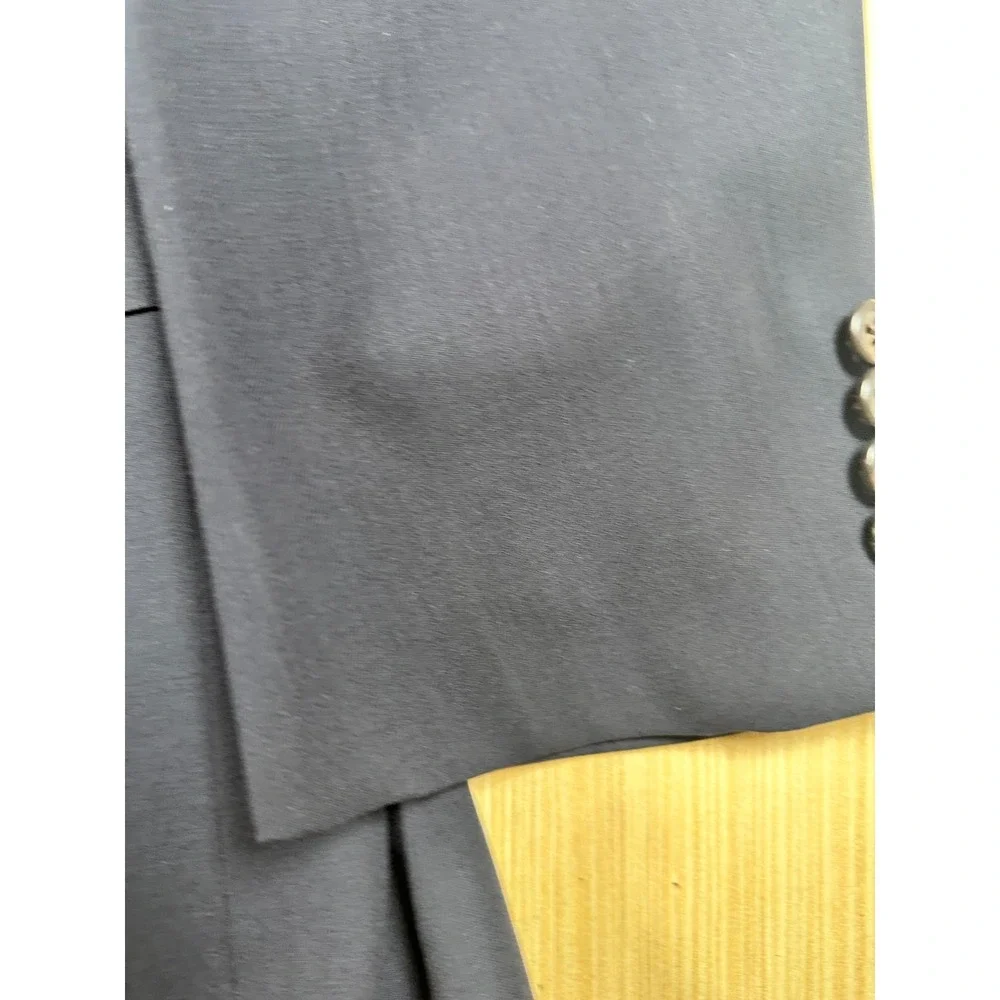Polo Ralph Lauren Blazer Jacket Mens 48 Blue Wool‎ Single Breasted Notch Lapel